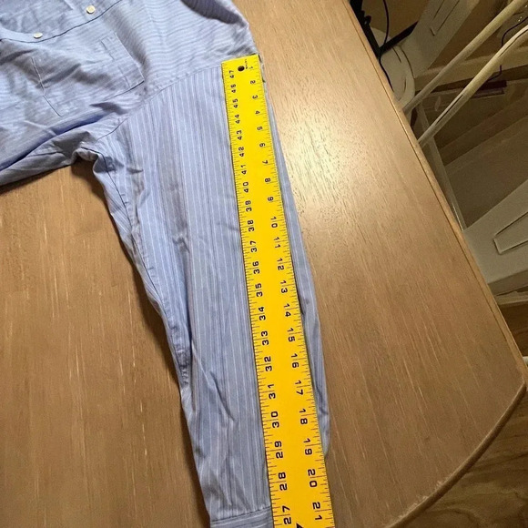 Men's Kenneth Cole Reaction Shirt in Navy Blue in size M - Picture 4 of 6